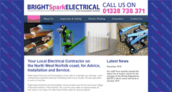 Desktop Screenshot of brightspark-elec.co.uk